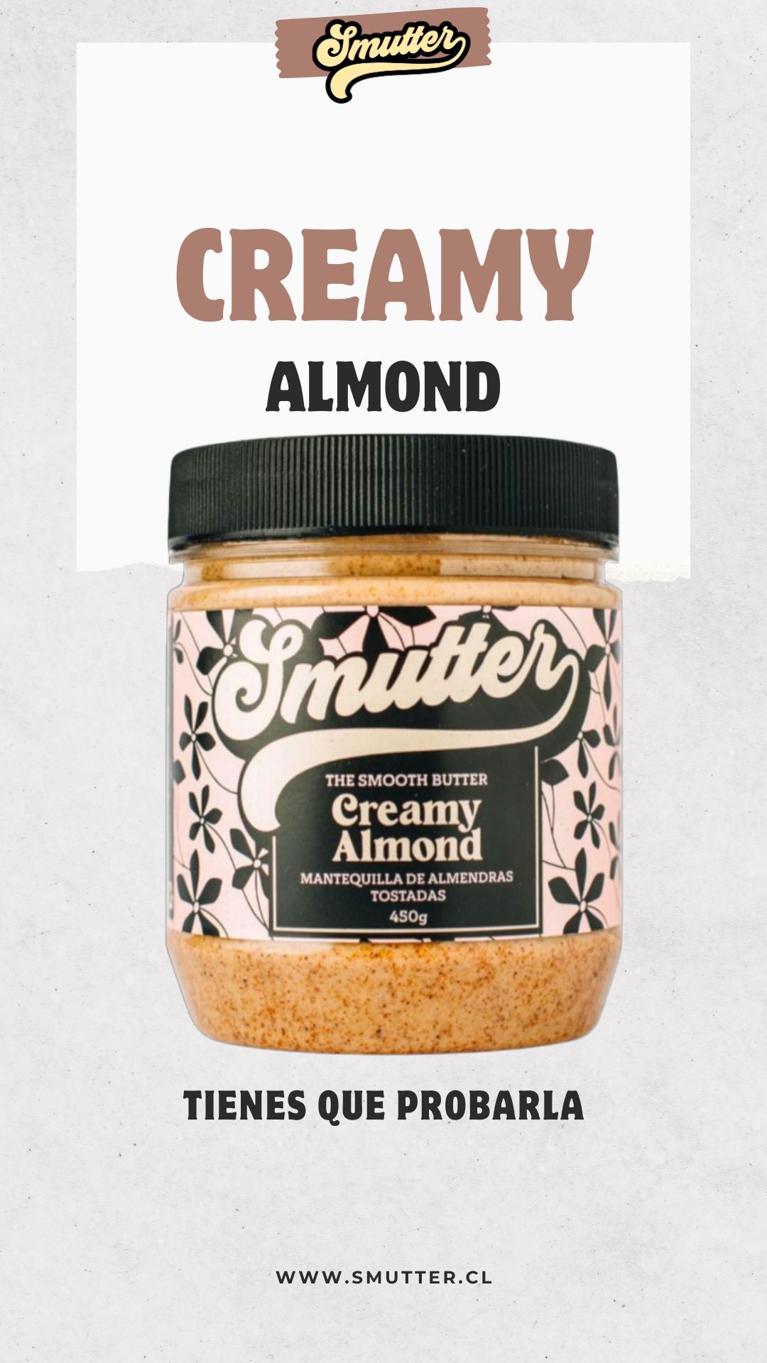 Pasta de Almendra Smutter - Creamy Almond 220g