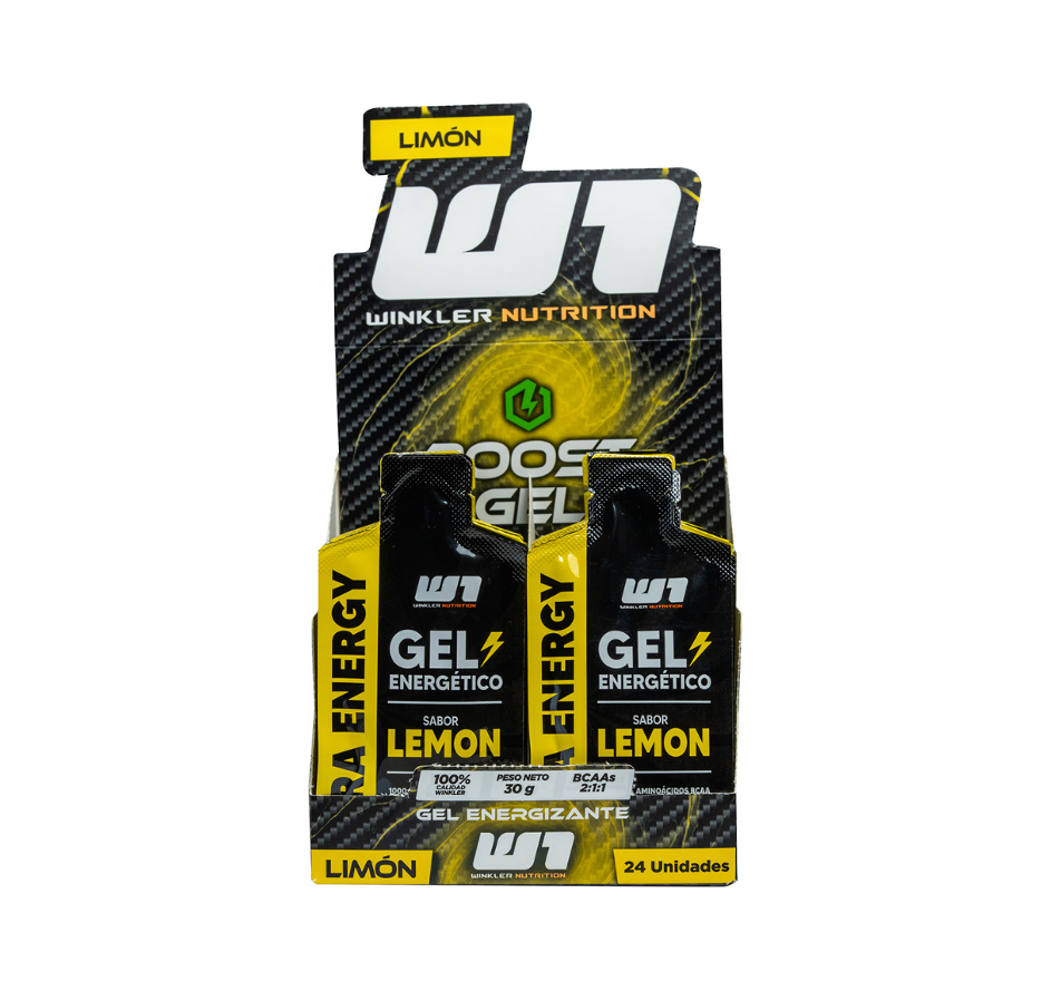 Gel Energético Winkler Nutrition - Limon 24 unidades (30ml c/u)