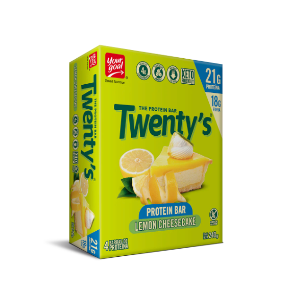 Barra de proteina Yourgoal - Twenty Lemon Cheescake (4 unidades)