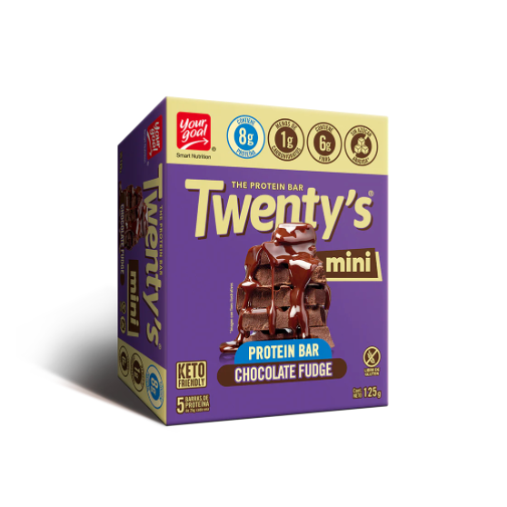 Barra de proteina Yourgoal - Twenty Mini Chocolate Fudge (5 unidades)