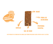 Barra de proteina Underfive - Salty Peanut (12 unidades)