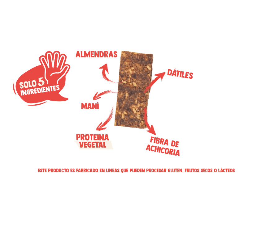 Barra de proteina Underfive - Almendra (12 unidades)