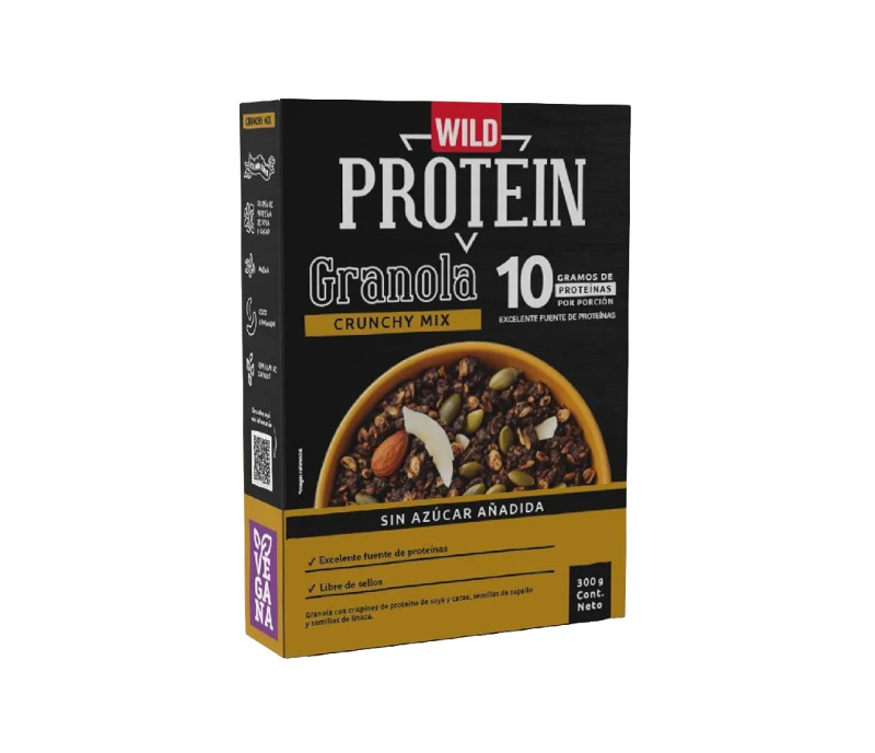 Granola Wild Protein - Crunchy Mix 300 gr