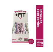 Barra de chocolate Wild Fit - Coco Berries (16 unidades)
