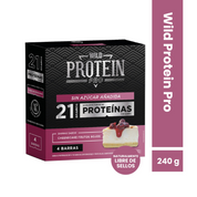 Barras de proteina Wild Protein Pro - Cheesecake Frutos Rojos (4 unidades)