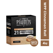 Barras de proteina Wild Protein Pro - Cinnamon Roll (4 unidades)