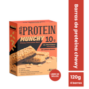 Barra de proteina Wild Protein - Munchy Chocolate Mani (4 unidades)