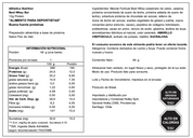 Barra de proteina Atlhetica Nutrition - Pan de miel 12gr (12 unidades)