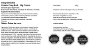 Barra de proteina Integralmedica - Dulce de coco (12 unidades)