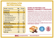 Barra de proteina Protein Snack - Banana Chips Caramel (5 unidades)