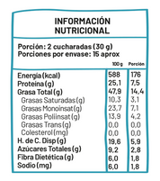 Mantequilla de mani Underfive - Peanut Butter 460g