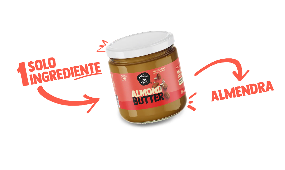 Pasta de almendras Underfive - Almond Butter 250gr