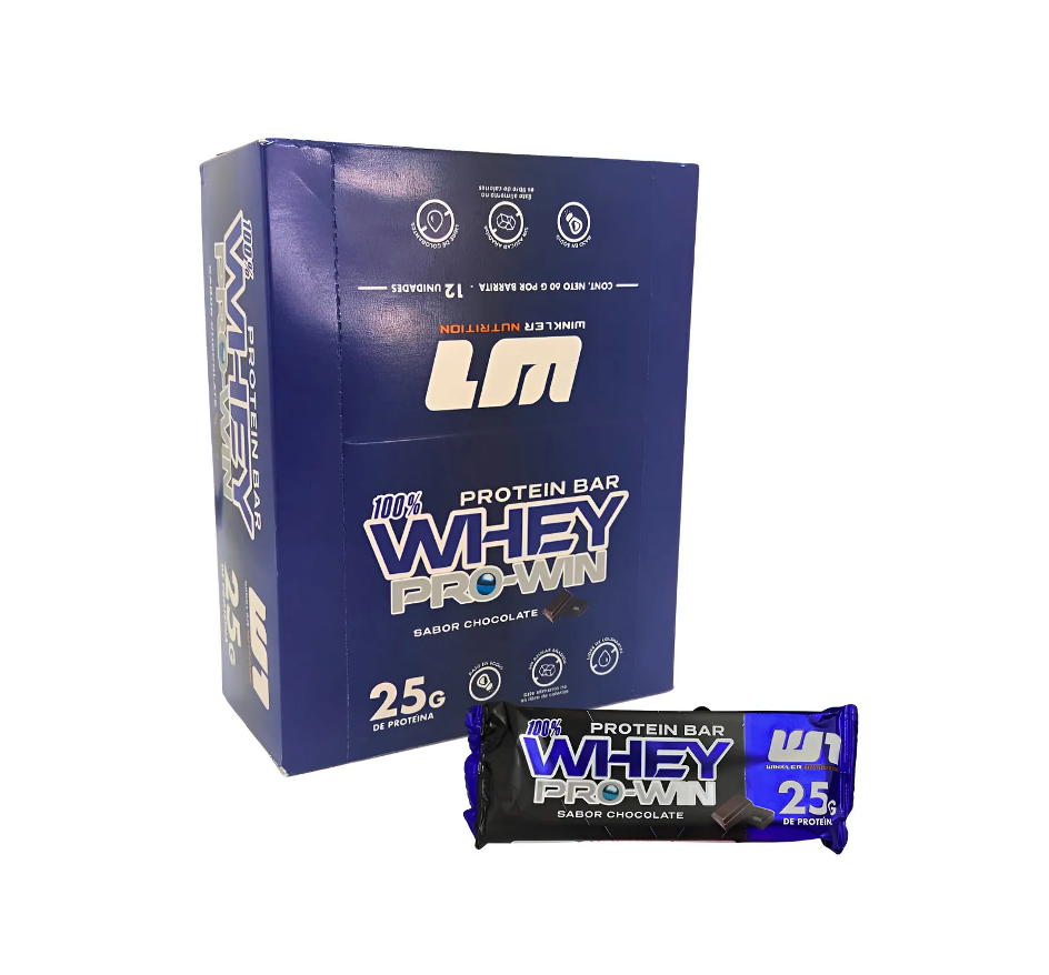 Barra de proteina Winkler Nutrition - Chocolate (12 unidades)