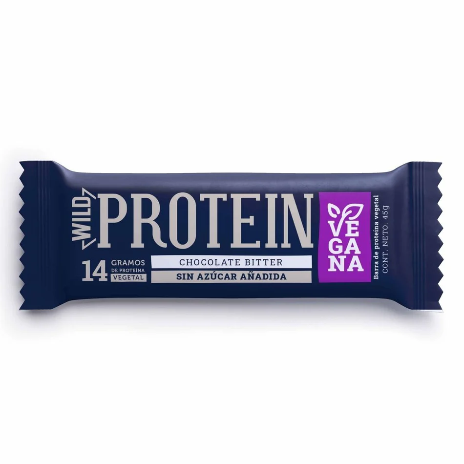 Barras de proteina Wild Protein - Chocolate Bitter (16 unidades)