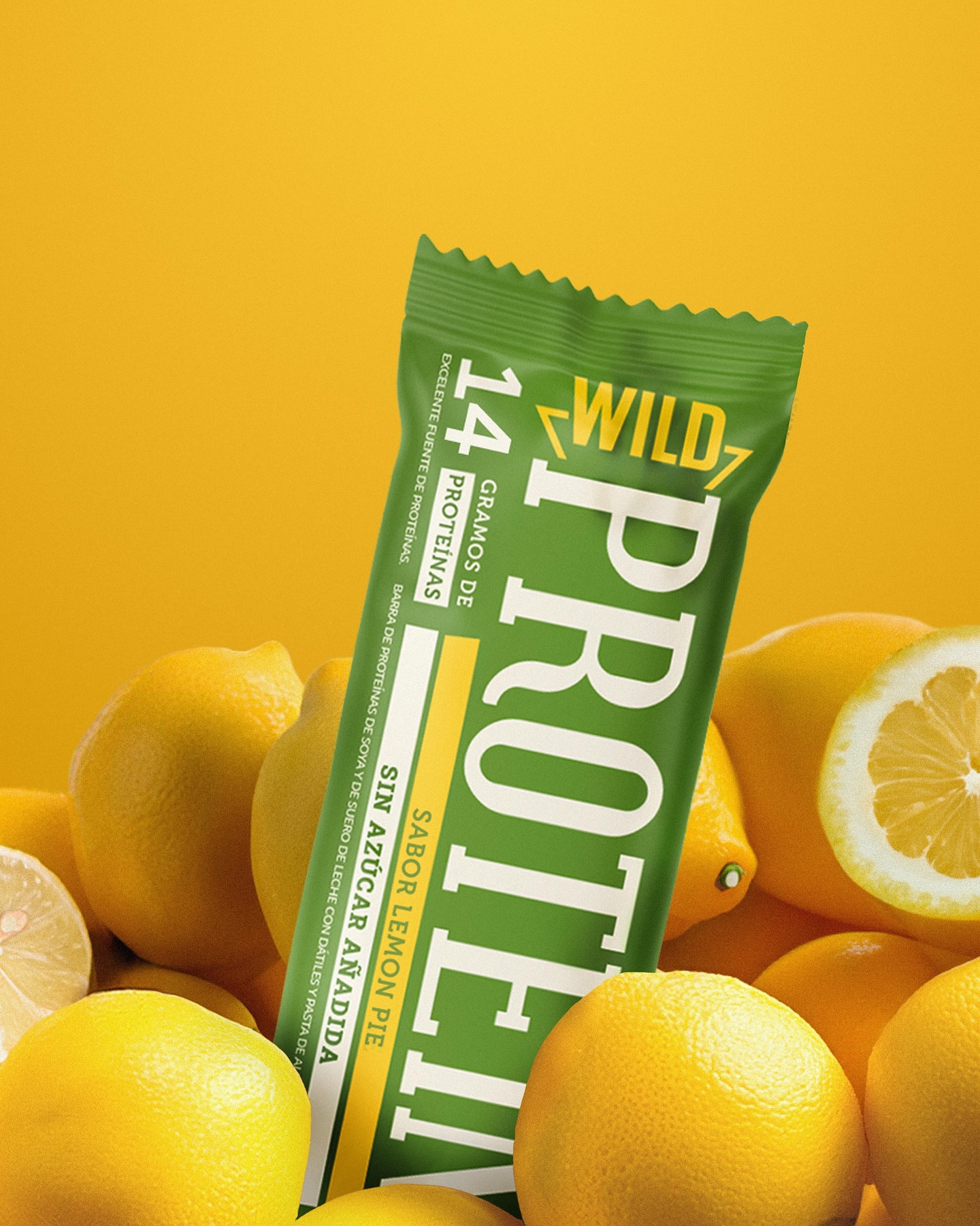 Barras de proteina Wild Protein - Pie de Limón (16 unidades)