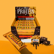Barras de proteina Wild Protein - Chocolate Maní (16 unidades)
