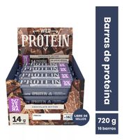 Barras de proteina Wild Protein - Chocolate Bitter (16 unidades)