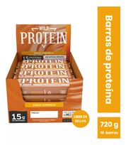 Barras de proteina Wild Protein - Caramelo (16 unidades)