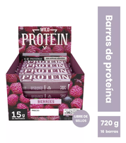 Barras de proteina Wild Protein - Berries (16 unidades)