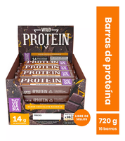 Barras de proteina Wild Protein - Chocolate Naranja (16 unidades)