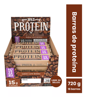 Barras de proteina Wild Protein - Mokka (16 unidades)
