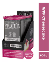 Barras de proteina Wild Protein Pro - Cheesecake Frutos Rojos (10 unidades)