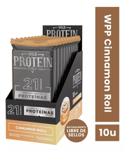 Barras de proteina Wild Protein Pro - Cinnamon Roll (10 unidades)