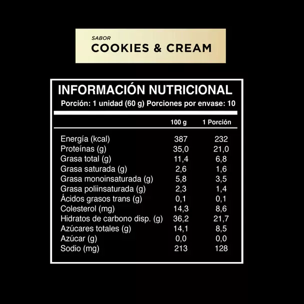 Barras de protein Wild Protein Pro - Cookies & Cream (10 unidades)
