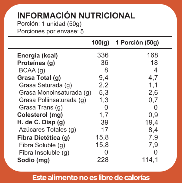 Barra de proteina Just Protein - Chocolate Avellana (5 unidades)