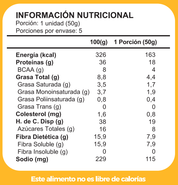 Barra de proteina Just Protein - Chocolate Crunch (5 unidades)