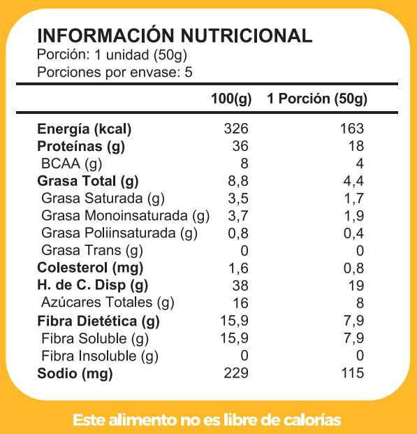 Barra de proteina Just Protein - Chocolate Crunch (5 unidades)