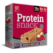 Barra de proteina Protein Snack - Berries & Glaseado (5 unidades)