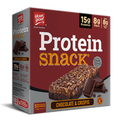 Barra de proteina Protein Snack - Chocolate & Crispis (5 unidades)