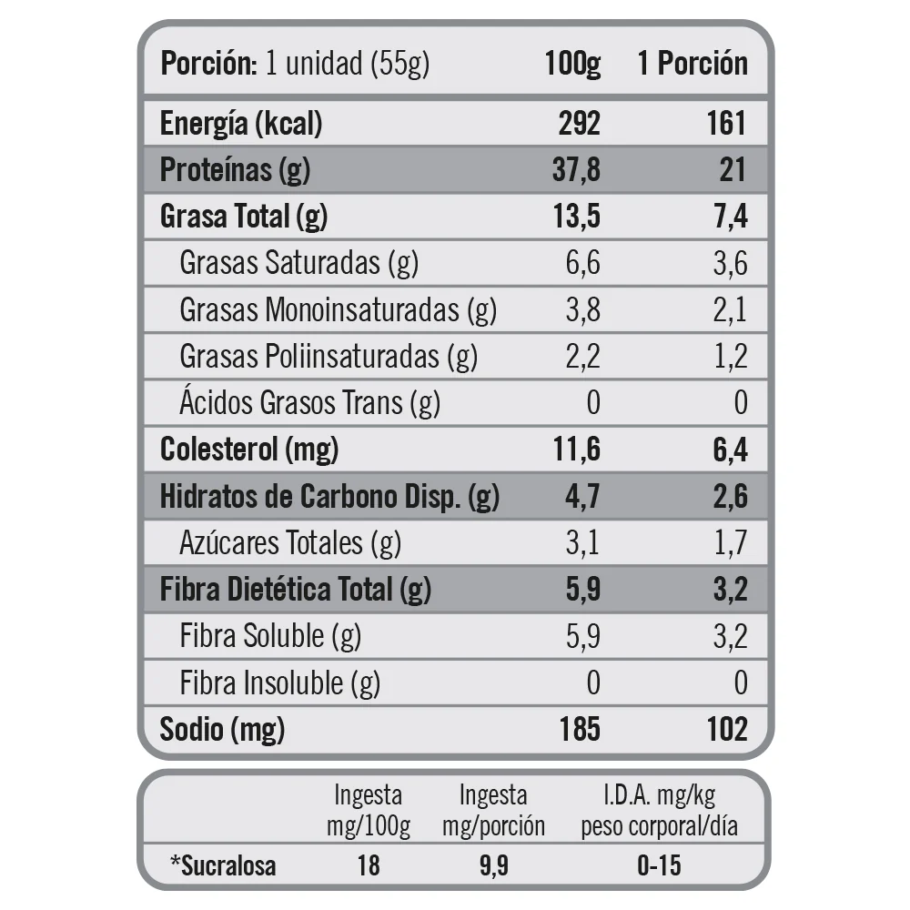 Barra de proteina Protein Bite - Black & White (4 unidades)