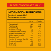 Barra de proteina Wild Protein - Mini Chocolate Mani (24 unidades)