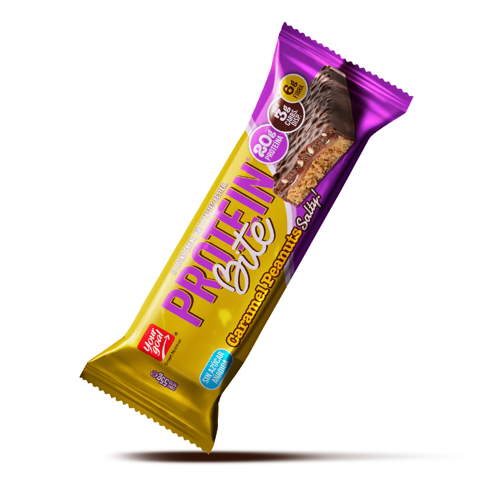 Barra de proteina Protein Bite - Caramel Peanut (4 unidades)