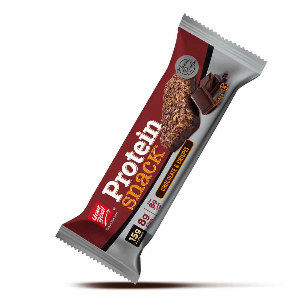 Barra de proteina Protein Snack - Chocolate & Crispis (5 unidades)