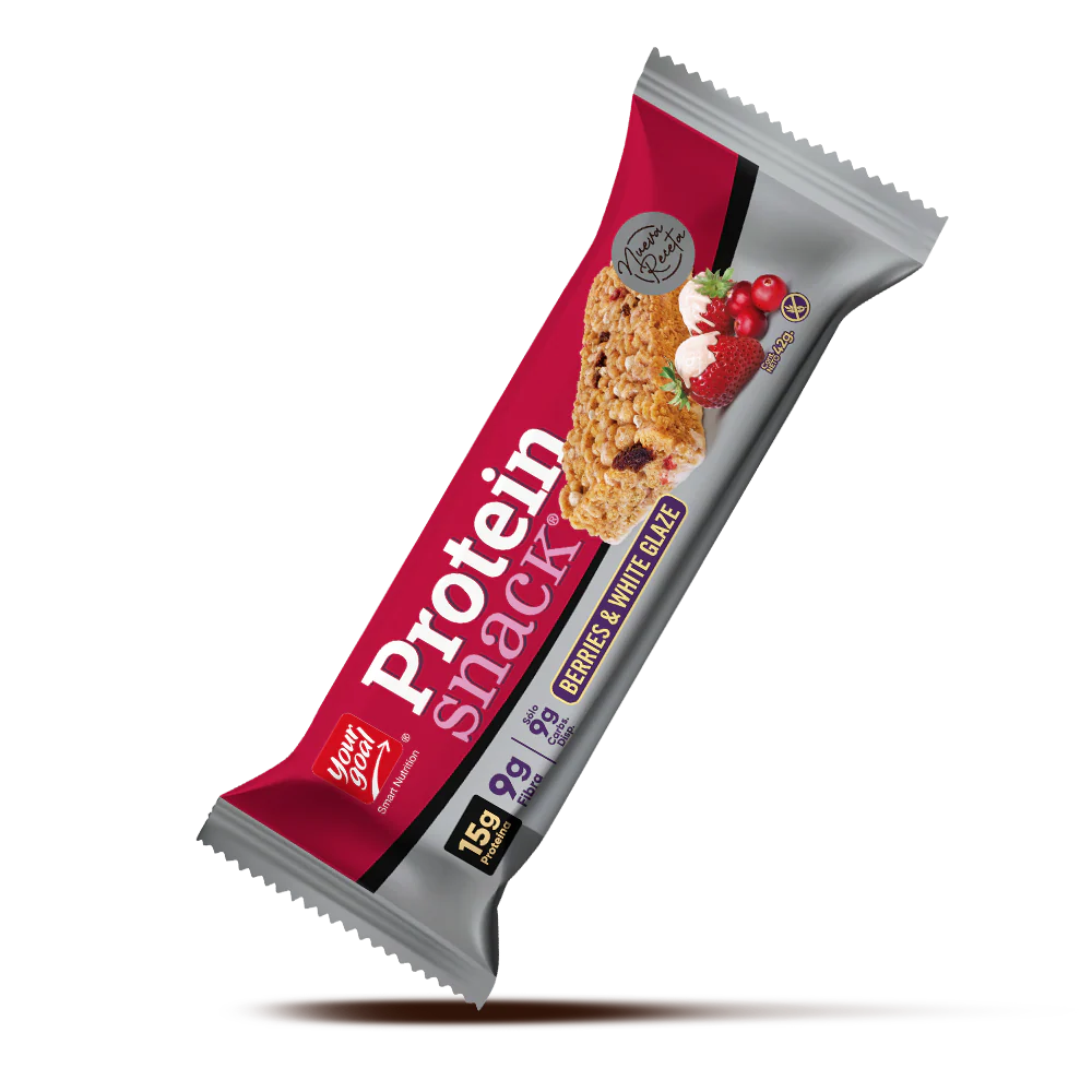 Barra de proteina Protein Snack - Berries & Glaseado (5 unidades)