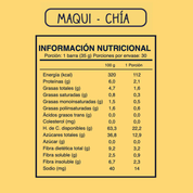 Barras de cereal Wild Soul bar - Maqui Chía (30 unidades)