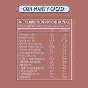 Barra de cereal Wild Soul bar - Cacao Almendra Maní (16 unidades)