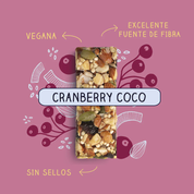 Barra de cereal Wild Soul bar - Almendra Cranberry Coco (16 unidades)