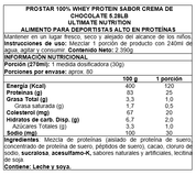 Proteina en polvo Whey Ultimate Nutrition Prostar - Chocolate Creme 2,4 kg (80 servicios)
