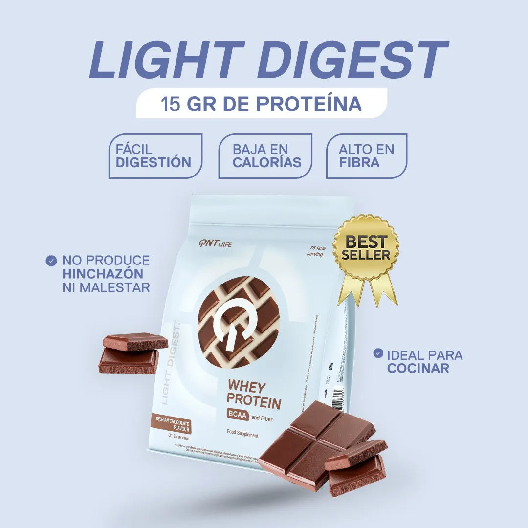 Proteina en polvo QNT - Whey Protein Chocolate belga 500 gr