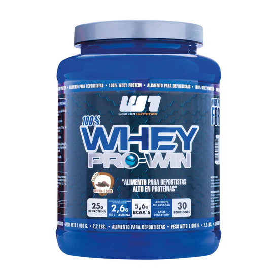 Proteina en polvo Whey Winkler Nutrition ProWin - Chocolate Suizo 1 kg (30 servicios)