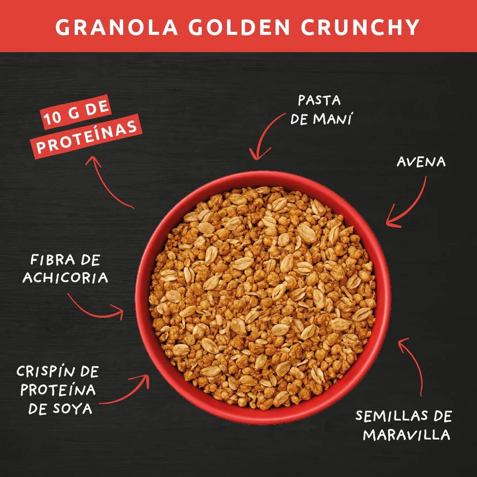 Granola Wild Protein - Golden Crunchy 300 gr