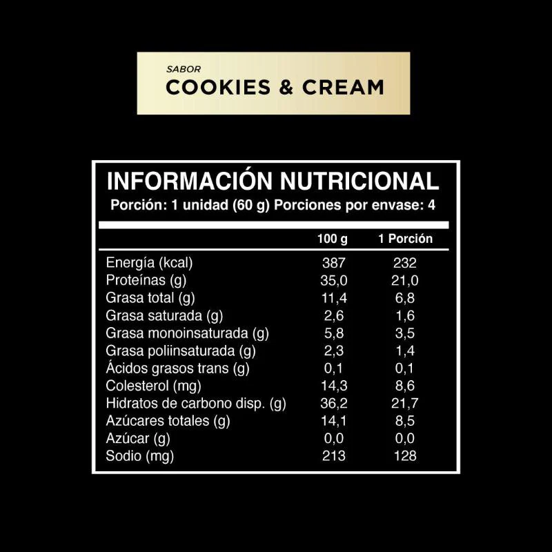 Barras de protein Wild Protein Pro - Cookies & Cream (4 unidades)