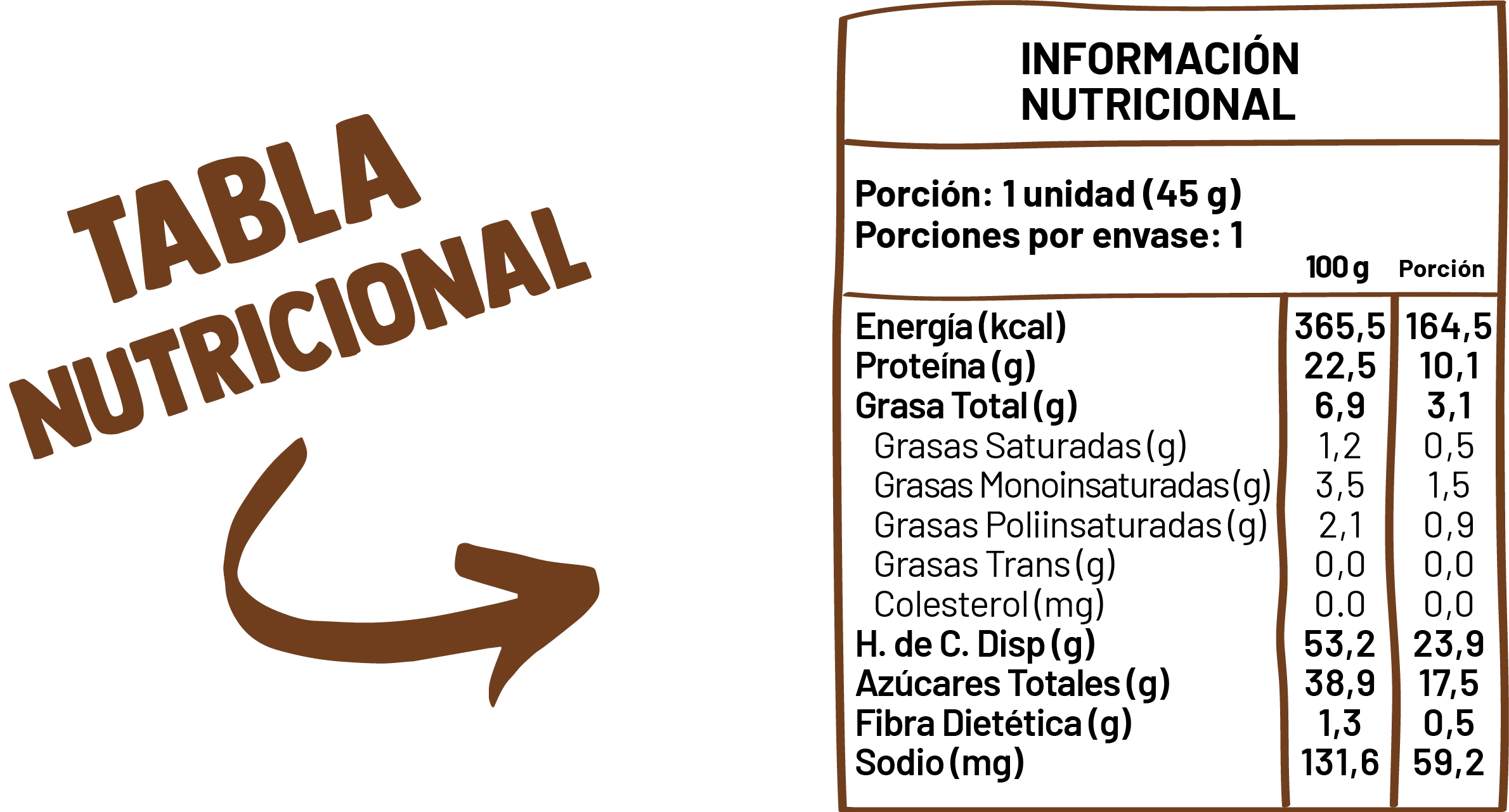 Barra de proteina Underfive - Cacao (5 unidades)