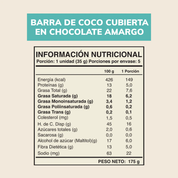 Barra de chocolate Wild Fit - Coco (5 unidades)