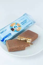 Barra de proteina QNT - Waffle Vainilla Yogurt (12 unidades)