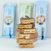 Barra de proteina QNT - Waffle Chocolate Belga (12 unidades)